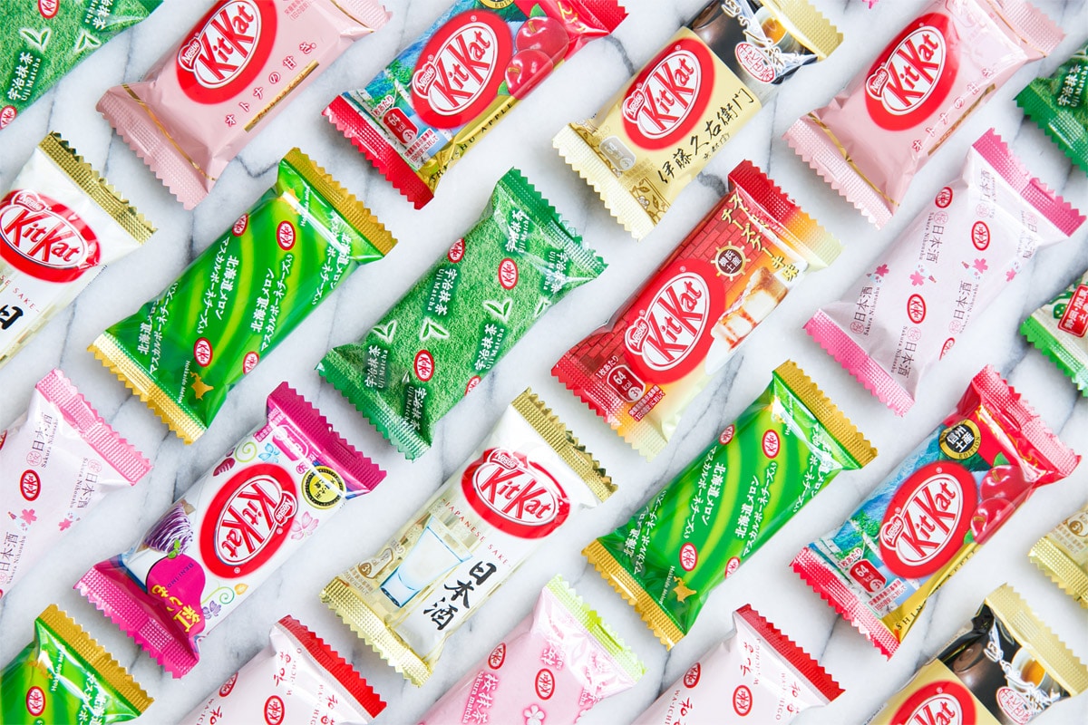 Box 44 mini KitKat Japonais