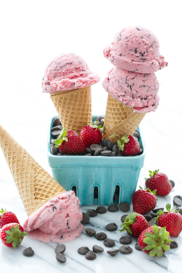 Strawberry Stracciatella Ice Cream Recipe