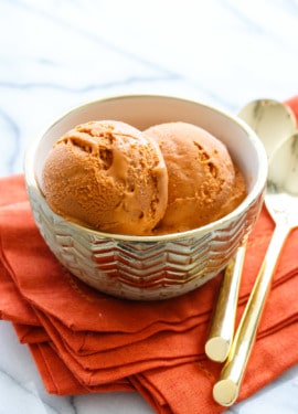 Thai Tea Ice Cream Recipe made with sweetened condensed milk