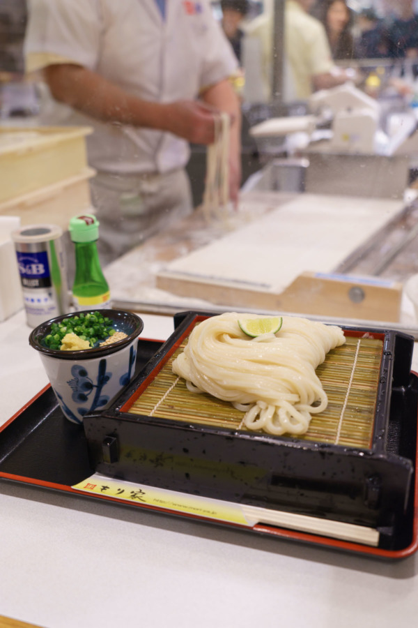 Handmade Udon at Isetan department store food court