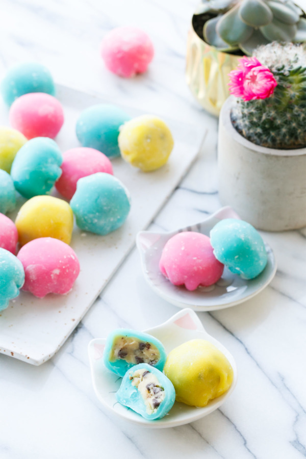 Colorful Cookies Cookie Dough Daifuku Mochi Love and Olive Oil Colorful Cookies Cookie Dough Daifuku Mochi Love and Olive Oil