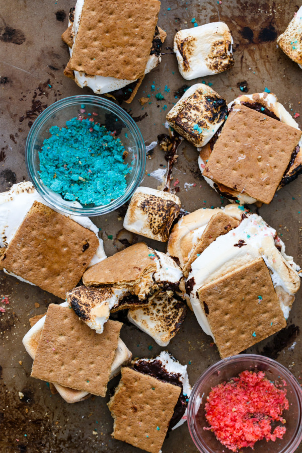 Firecracker S'Mores - They may be messy, but they're worth it!