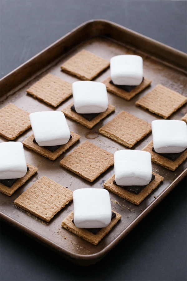 Indoor S'Mores: How to make s'mores in the oven without a campfire.