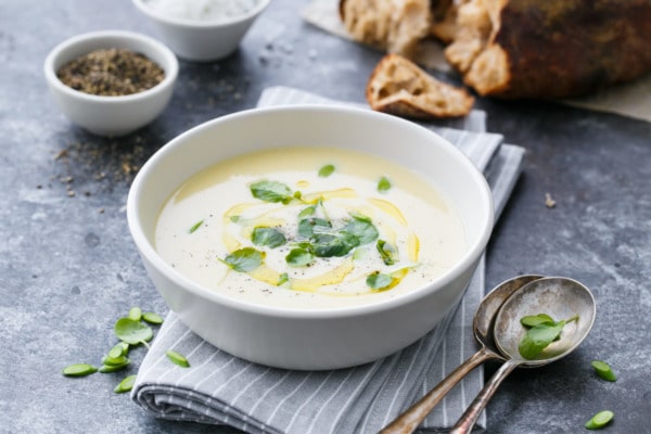 Green Garlic Soup