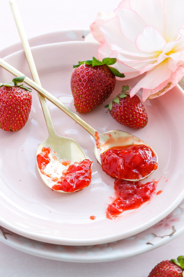 Sakura Strawberry Jam Recipe with Pomona's Pectin