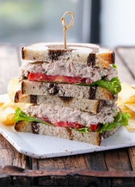 Easy Tuna Salad Sandwich Recipe - our favorite!