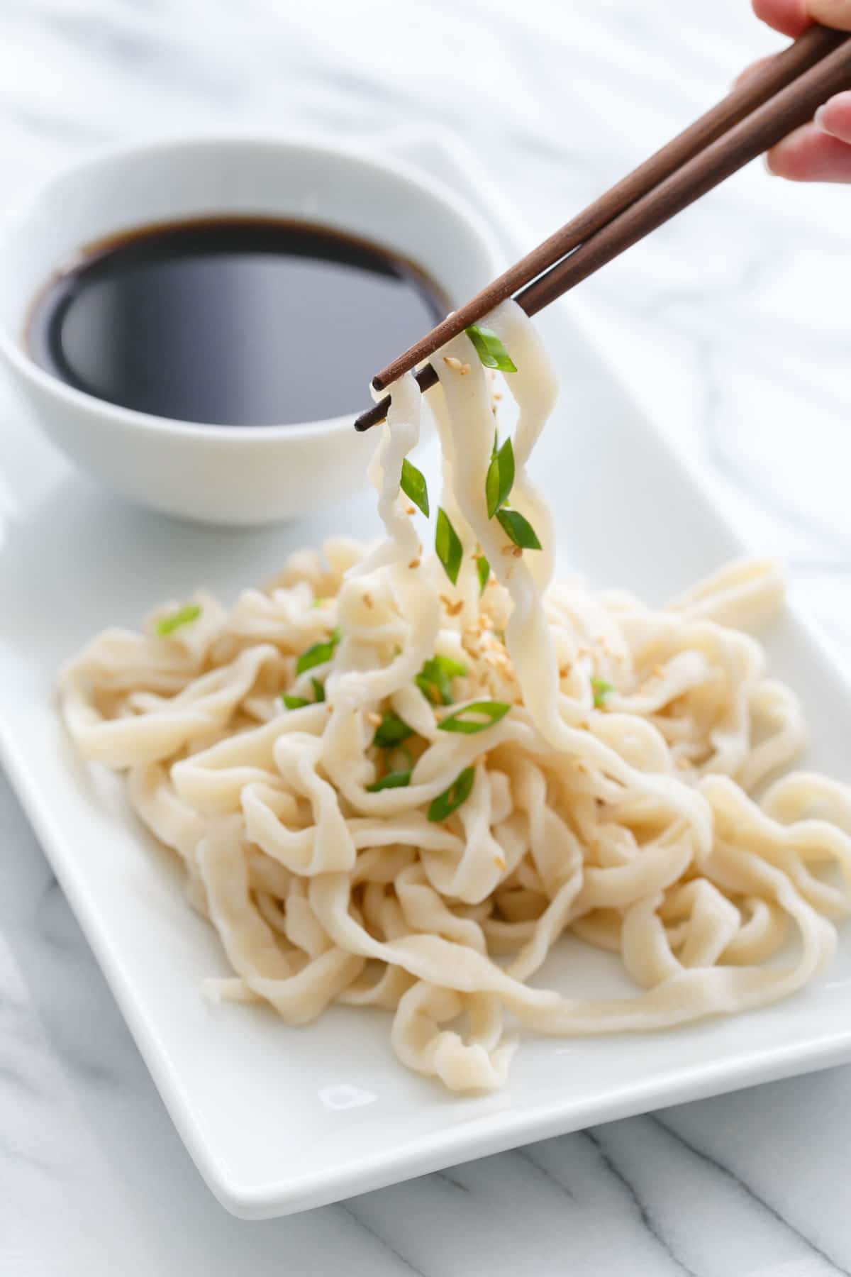 Homemade Udon Noodles