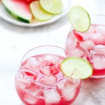 Hibiscus Watermelon Agua Fresca Recipe - Quick and easy!