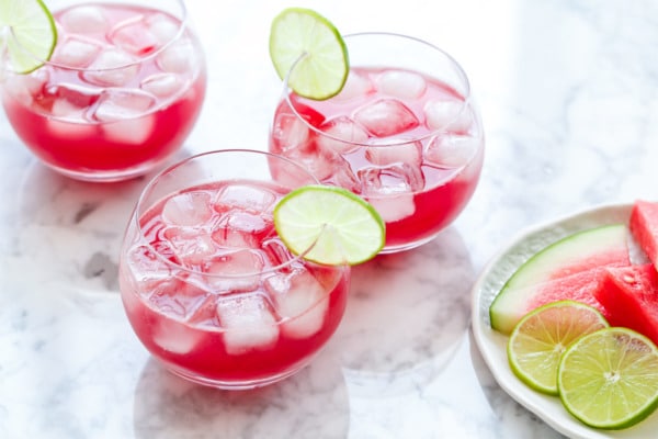 Hibiscus Watermelon Agua Fresca