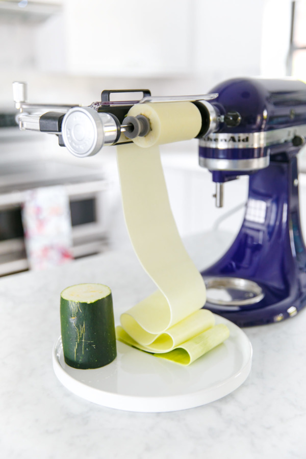 How to make Zucchini Lasagna Rolls using the KitchenAid Vegetable Sheet Attachment