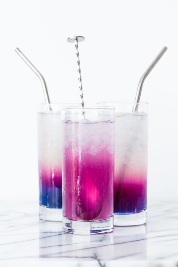 Color-changing Butterfly Lemonade Recipe - Changes from blue to pink right before your eyes!
