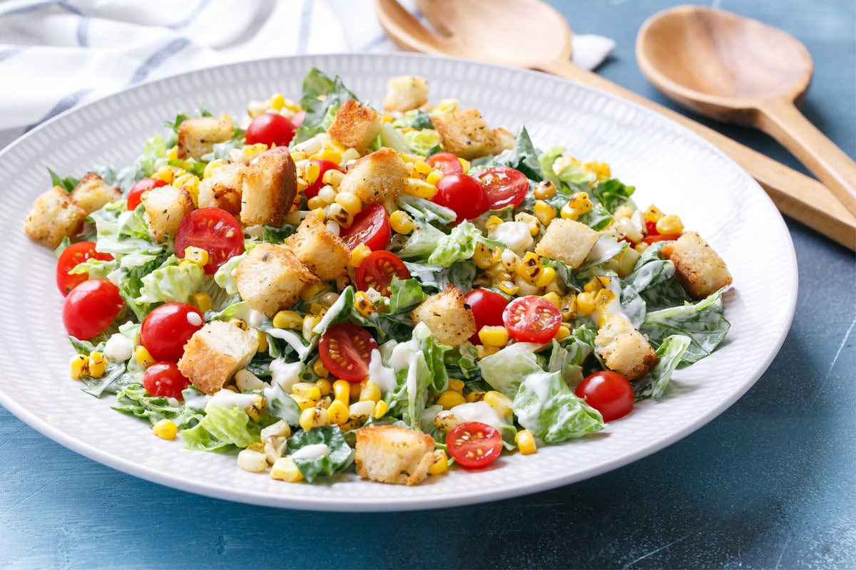 Chopped Romaine Salad with Blue Cheese