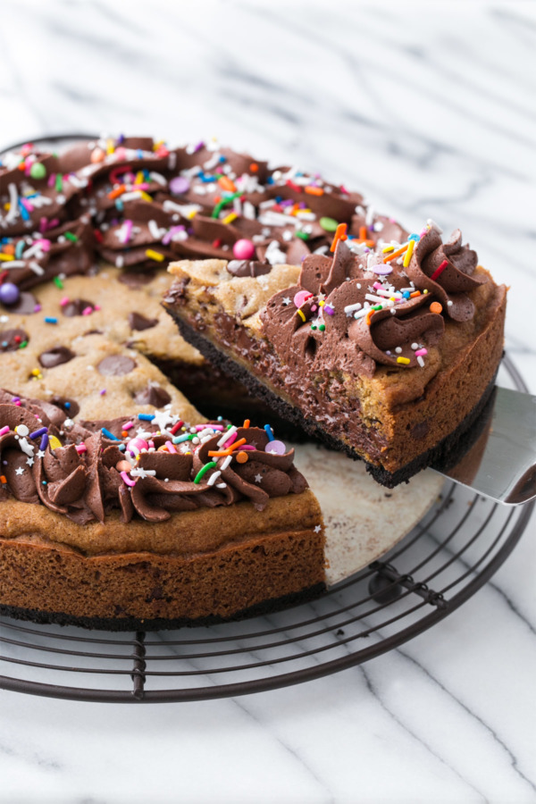 Homemade Gooey Chocolate Chip Cookie Pie Recipe