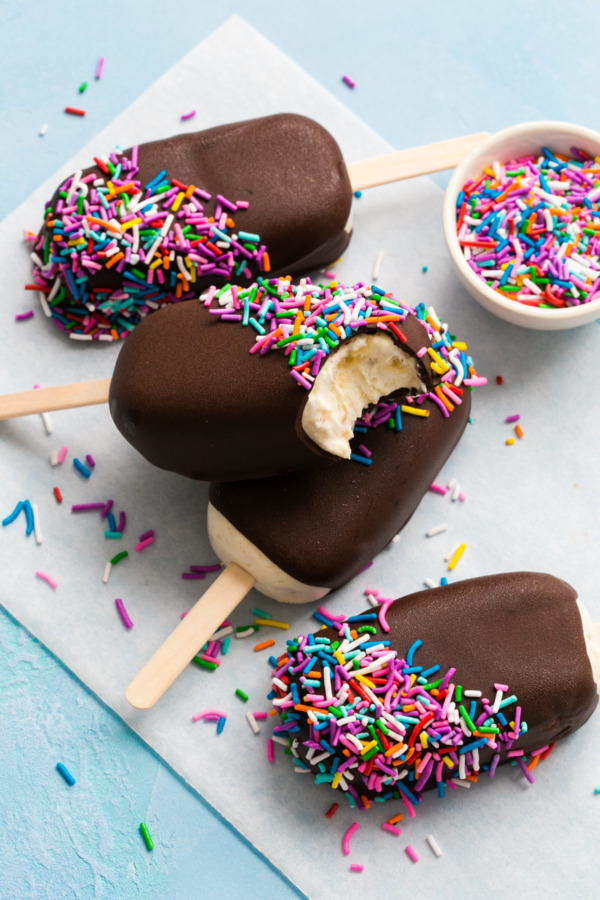 Love frozen bananas? You'll love these Frozen Banana Ice Cream Bars!