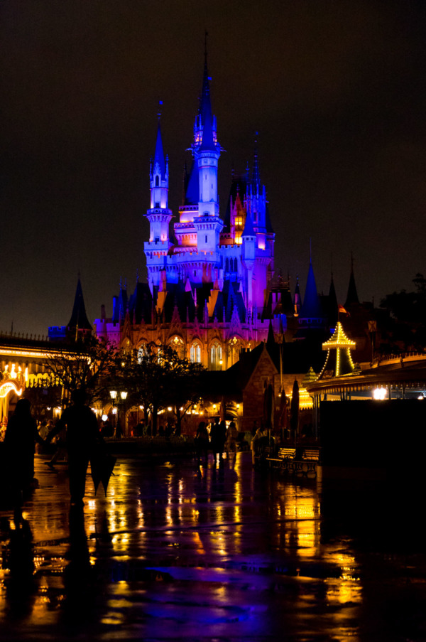 Tokyo Disneyland: Cinderella's Castle at Night