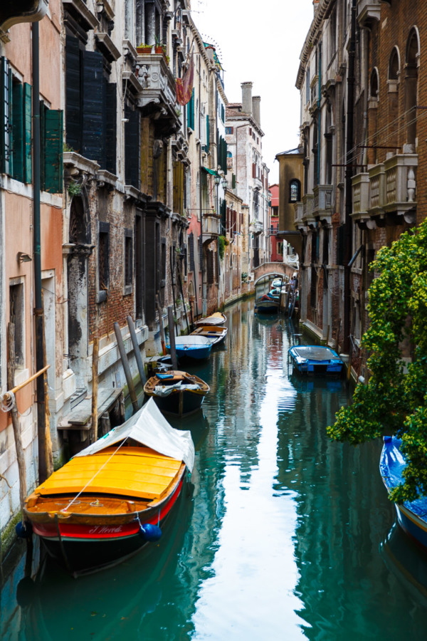 Turquoise canals, Venice Italy