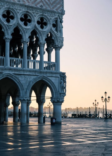 Piazza San Marco at Sunrise, Venice, Italy