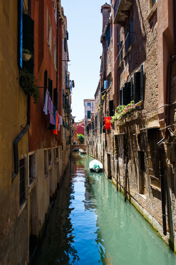 Canal in the sun, 36 Hours in Venice, Italy