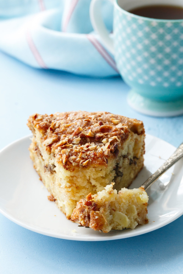 Apple Sour Cream Coffee Cake Recipe, perfect for fall baking!