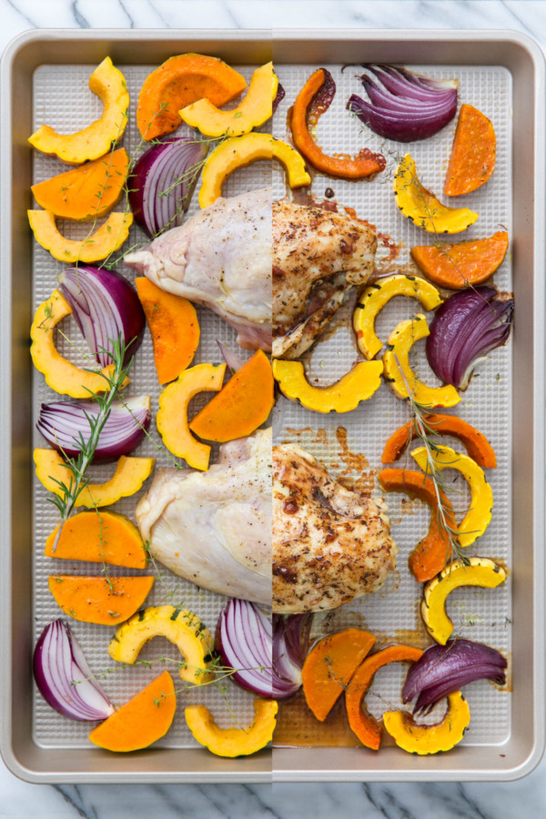 Cider-Glazed Chicken Breasts with Fall Vegetables