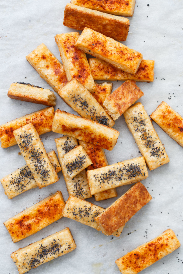 Parmesan Puffs with Paprkia and Poppy Seeds