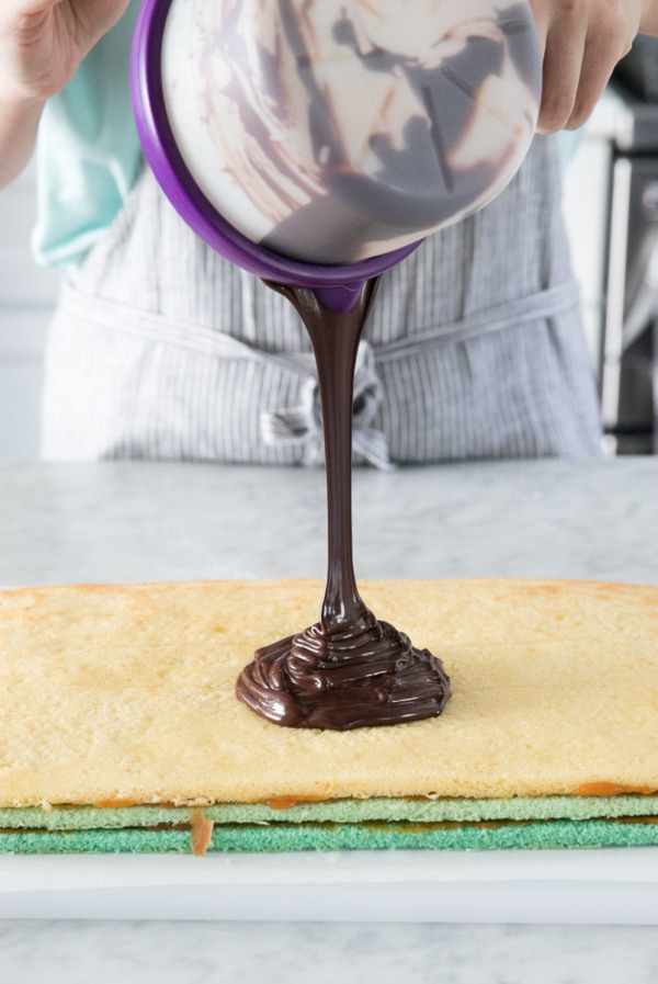 How to Make Italian Rainbow Cookies with an Ombre Effect