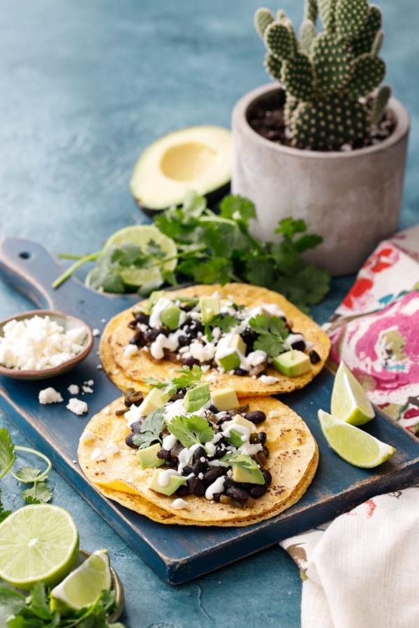 Vegetarian Black Bean Tacos