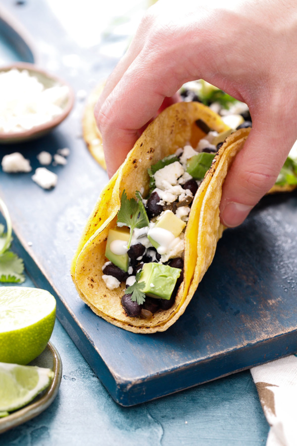 Vegetarian Black Bean Tacos