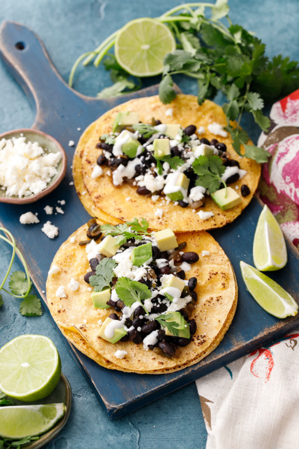 Vegetarian Black Bean Tacos Recipe