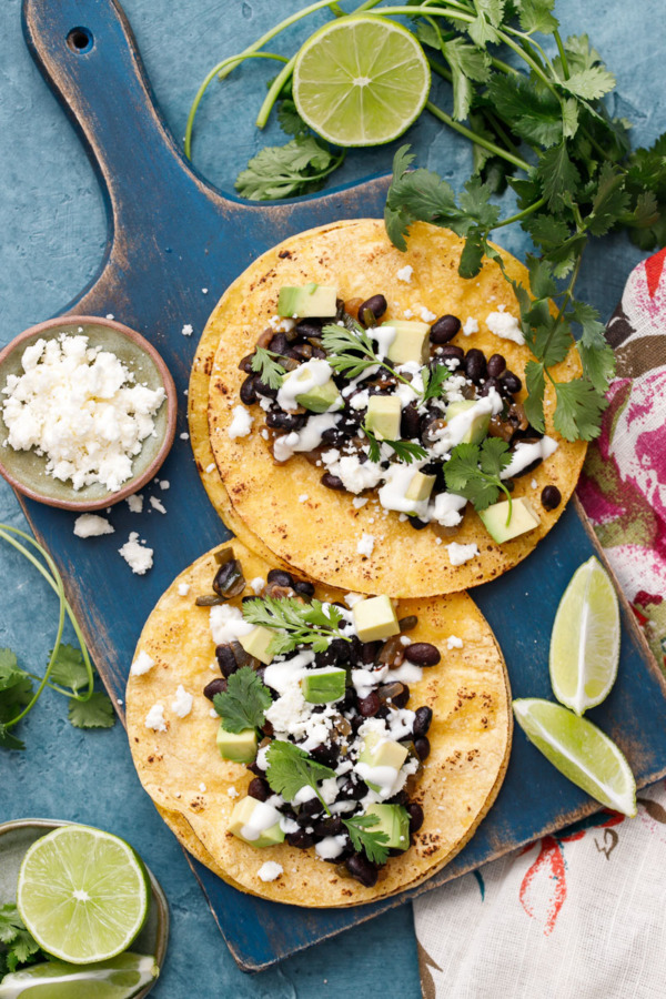 Favorite Black Bean Taco Recipe - Flavorful and healthy!