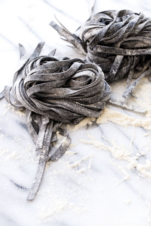 How to Make Homemade Squid Ink Fettuccine - Step by Step Recipe