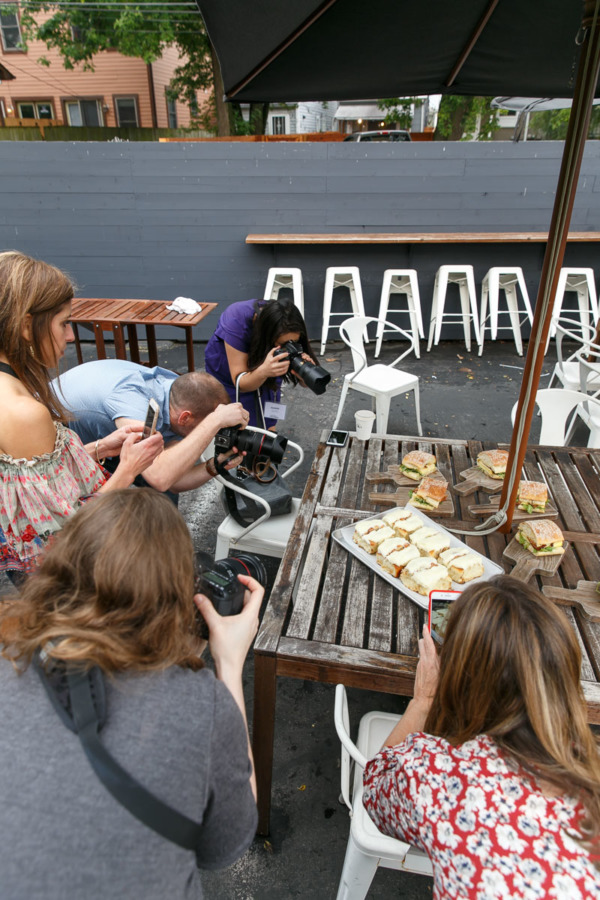 Food bloggers being food bloggers.