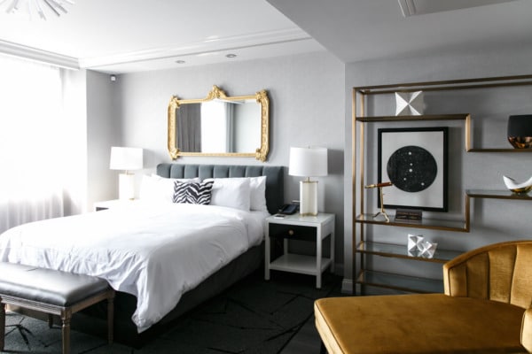 Astrology-themed guest rooms at Hotel LeVeque, Columbus, Ohio