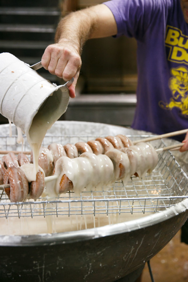 Glazed donuts from Buckeye Donuts, Columbus Ohio