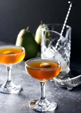 Pear Manhattan Cocktail Recipe