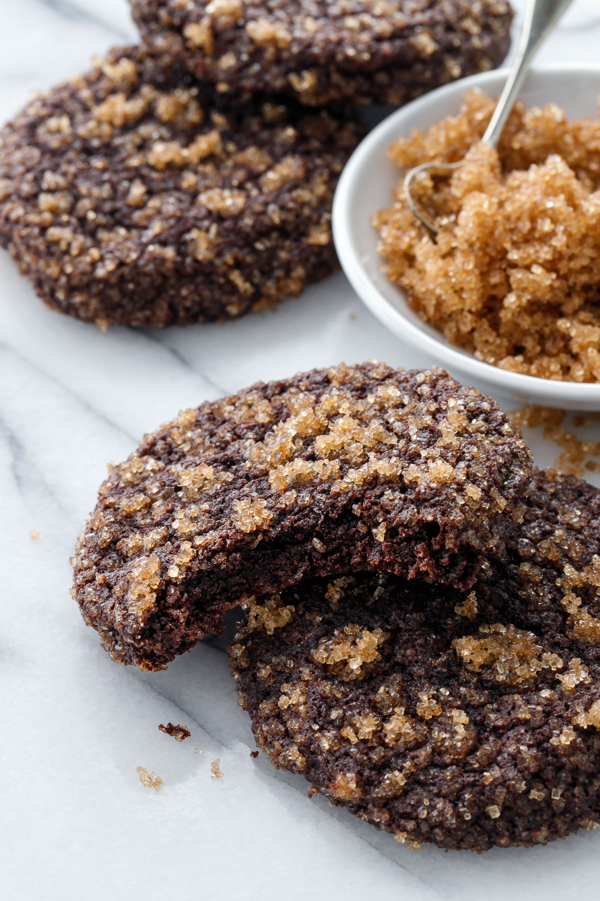 Bourbon Chocolate Sugar Cookies Love and Olive Oil