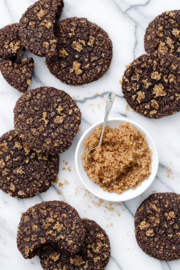 Bourbon Chocolate Sugar Cookies