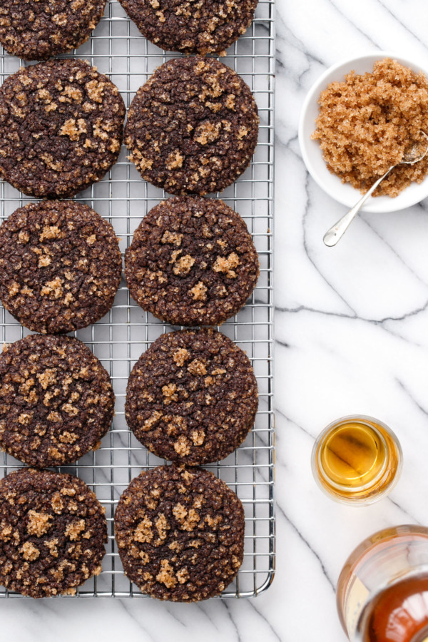 Bourbon Chocolate Sugar Cookies