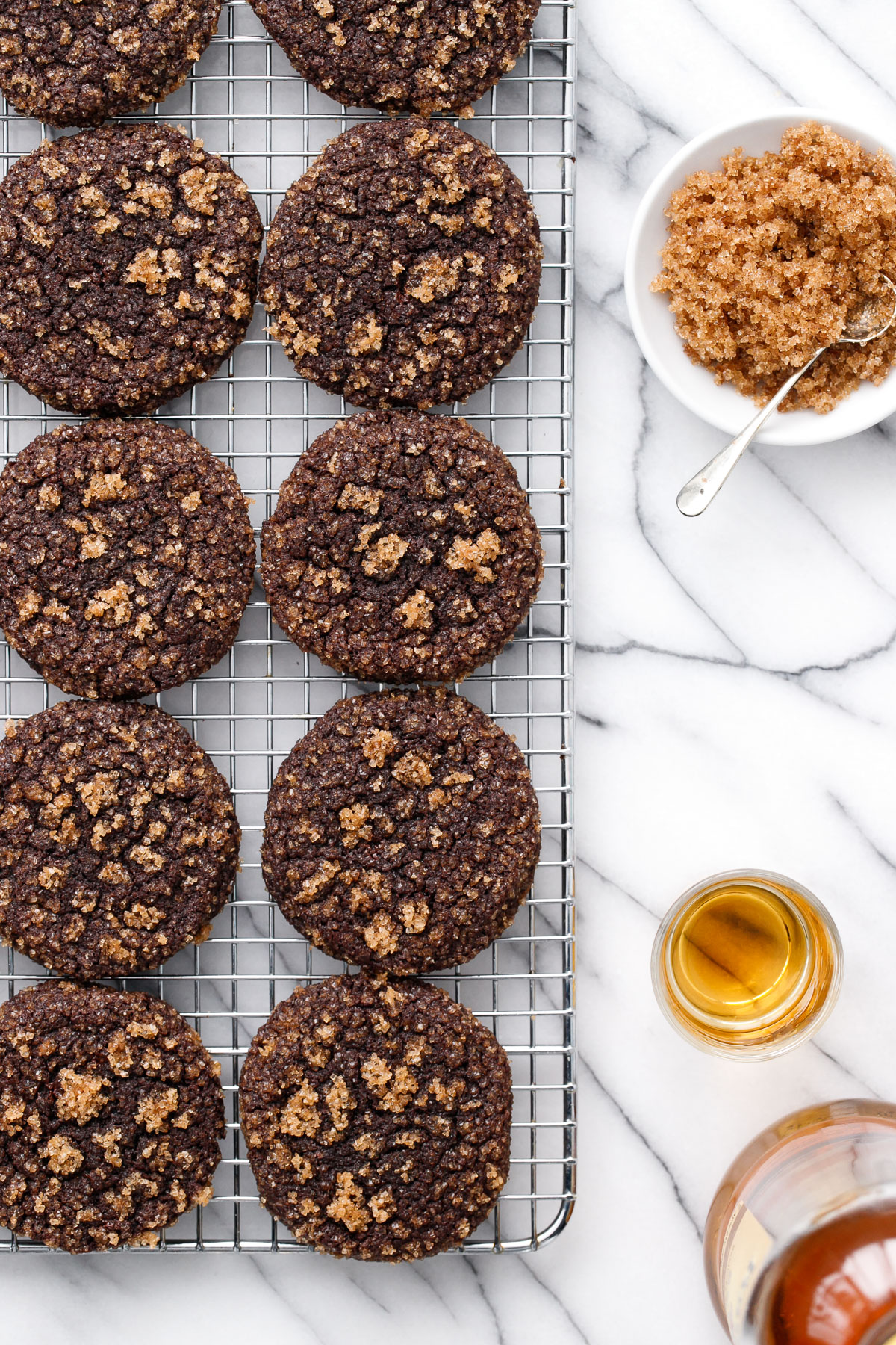 Bourbon Chocolate Sugar Cookies Love and Olive Oil