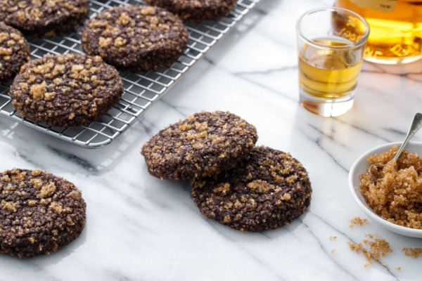 Bourbon Chocolate Sugar Cookies