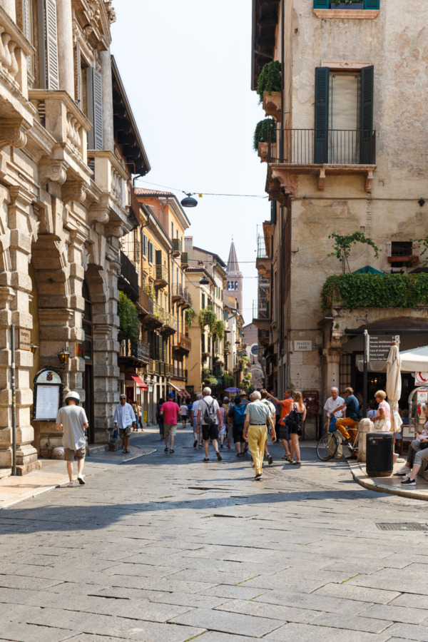 Market square, Verona, Italy