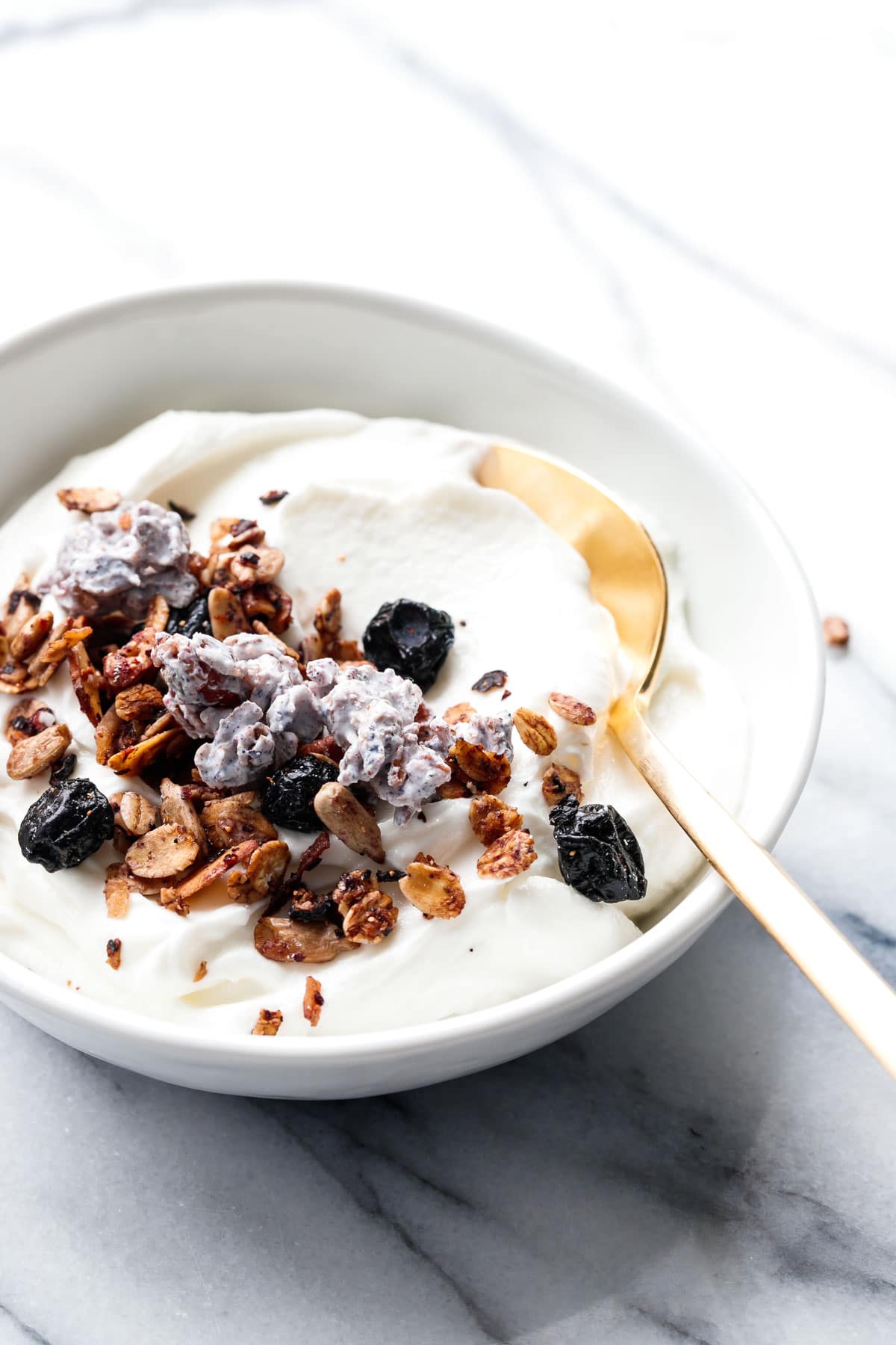 Very Blueberry Granola with Yogurt Clusters Love and Olive Oil