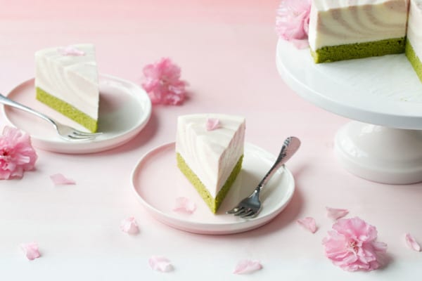 Sakura Matcha Mousse Cake