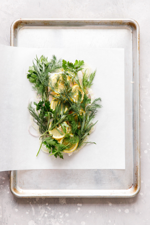 Fish en Papillote with Fresh Herbs and Lemon