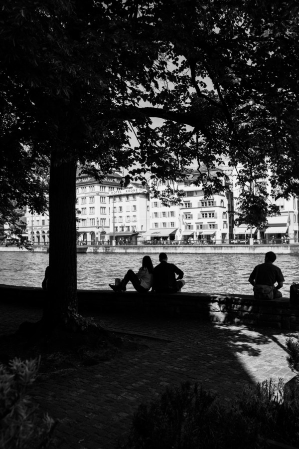 Along the Limmat River, Zurich, Switzerland