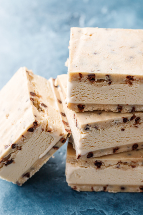 Chocolate Chip Cookie Dough Ice Cream Sandwiches