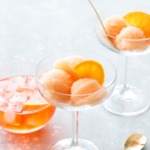 Spritz Sorbet - Your favorite summer cocktail churned into a refreshing sorbet!