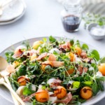 Prosciutto & Melon Salad with Balsamic Vinaigrette