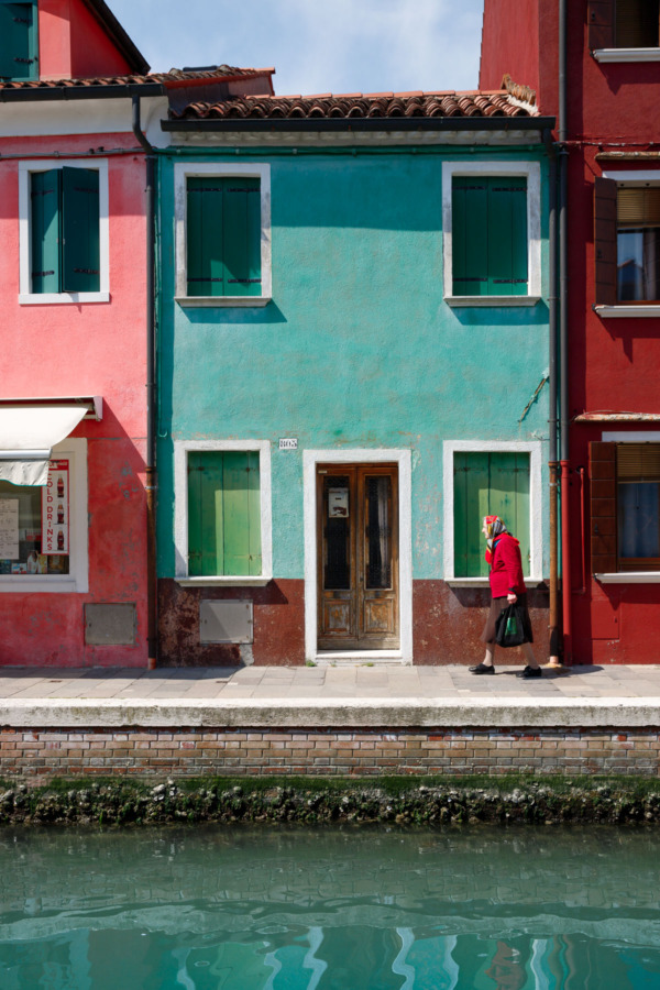 Along the canal, Burano, Italy