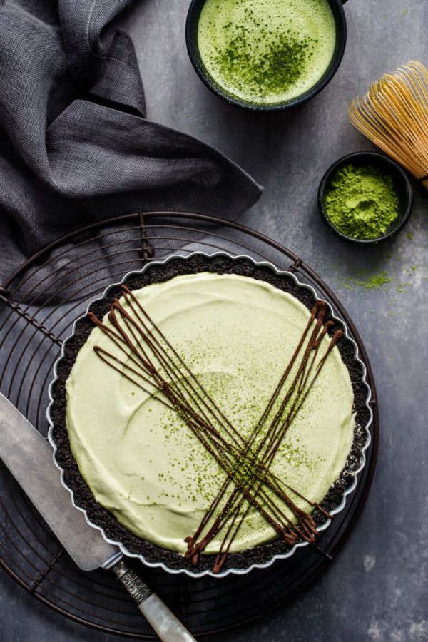 Matcha Mint Ice Cream Pie Recipe